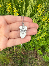 Load image into Gallery viewer, Handmade Sterling Silver 2 Stone Blue Moon and Egyptian Turquoise Necklace