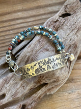 Load image into Gallery viewer, Mountain Soul | Genuine Ocean Jade & Sterling Silver Handmade Bracelet