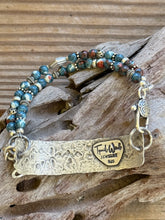 Load image into Gallery viewer, Mountain Soul | Genuine Ocean Jade & Sterling Silver Handmade Bracelet