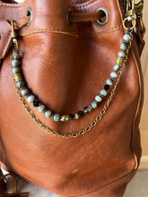 Load image into Gallery viewer, Handmade Gemstone Beaded Bag Necklace - Sling Strand