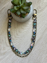 Load image into Gallery viewer, Handmade Gemstone Beaded Bag Necklace - Sling Strand