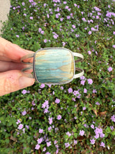 Load image into Gallery viewer, Sterling Silver Gary Green Jasper Cuff Bracelet