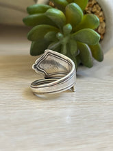 Load image into Gallery viewer, Handmade Vintage Up-Cycled Sterling Silver 1914 Spoon Ring