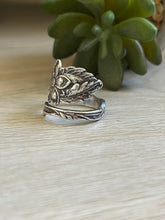 Load image into Gallery viewer, Handmade Vintage Up-Cycled Sterling Silver 1910 Spoon Ring