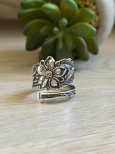 Load image into Gallery viewer, Handmade Vintage Up-Cycled Sterling Silver 1910 Spoon Ring