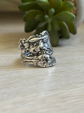 Load image into Gallery viewer, Handmade Vintage Up-Cycled Sterling Silver 1902 Spoon Ring