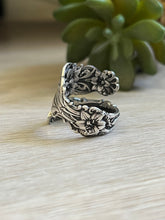Load image into Gallery viewer, Handmade Vintage Up-Cycled Sterling Silver 1902 Spoon Ring