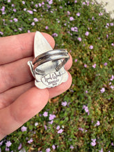 Load image into Gallery viewer, Handmade Rainbow Moonstone Sterling Silver Ring - Size 8.75