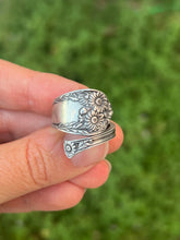 Load image into Gallery viewer, Handmade Vintage Up-Cycled Sterling Silver Antique 1912 Spoon Ring