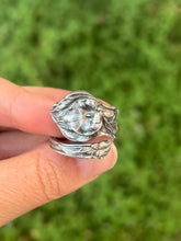 Load image into Gallery viewer, Handmade Vintage Up-Cycled Sterling Silver Antique 1902 Spoon Ring