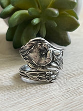 Load image into Gallery viewer, Handmade Vintage Up-Cycled Sterling Silver Antique 1902 Spoon Ring