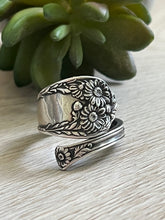 Load image into Gallery viewer, Handmade Vintage Up-Cycled Sterling Silver Antique 1912 Spoon Ring