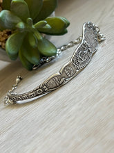 Load image into Gallery viewer, Handmade Vintage Up-Cycled Sterling Silver Souvenir State Spoon Bracelet OREGON