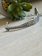Load image into Gallery viewer, Handmade Vintage Up-Cycled Sterling Silver Souvenir State Spoon Bracelet OREGON