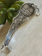 Load image into Gallery viewer, Handmade Vintage Up-Cycled Sterling Silver Souvenir State Spoon Bracelet MICHIGAN