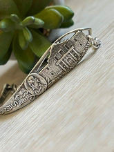 Load image into Gallery viewer, Handmade Vintage Up-Cycled Sterling Silver Souvenir State Spoon Bracelet SAN ANTONIO, TX