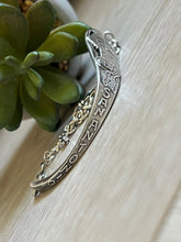 Load image into Gallery viewer, Handmade Vintage Up-Cycled Sterling Silver Souvenir State Spoon Bracelet SAN ANTONIO, TX