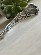 Load image into Gallery viewer, Handmade Vintage Up-Cycled Sterling Silver Souvenir State Spoon Bracelet TEXAS