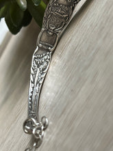 Load image into Gallery viewer, Handmade Vintage Up-Cycled Sterling Silver Souvenir State Spoon Bracelet OREGON