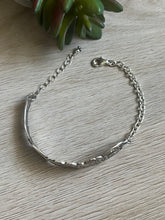 Load image into Gallery viewer, Handmade Vintage Up-Cycled Sterling Silver Souvenir State Spoon Bracelet PENNSYLVANIA