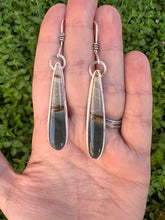 Load image into Gallery viewer, Sterling Silver Cripple Creek Picture Jasper Dangle Earrings