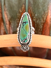 Load image into Gallery viewer, Polychrome Qingu Turquoise Ring - Size 7.75