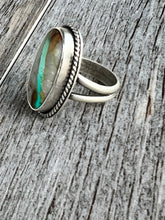 Load image into Gallery viewer, Handmade Sterling Silver Royston Ribbon Turquoise Ring