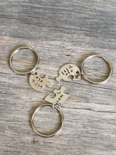 Load image into Gallery viewer, Pieces of My Heart | Mom & Daughters Keychain Set