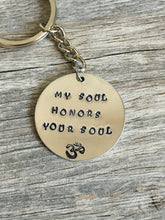 Load image into Gallery viewer, My Soul Honors Your Soul Key Chain