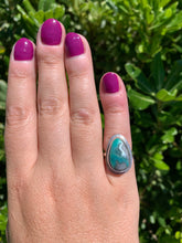 Load image into Gallery viewer, Handmade Sterling Silver Mystic Sage Turquoise and Variscite Ring - Size 5.25