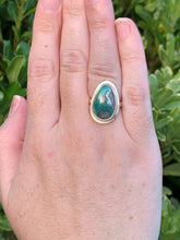 Load image into Gallery viewer, Handmade Sterling Silver Mystic Sage Turquoise and Variscite Ring - Size 5.25