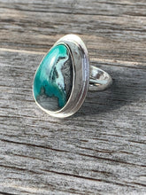 Load image into Gallery viewer, Handmade Sterling Silver Mystic Sage Turquoise and Variscite Ring - Size 5.25