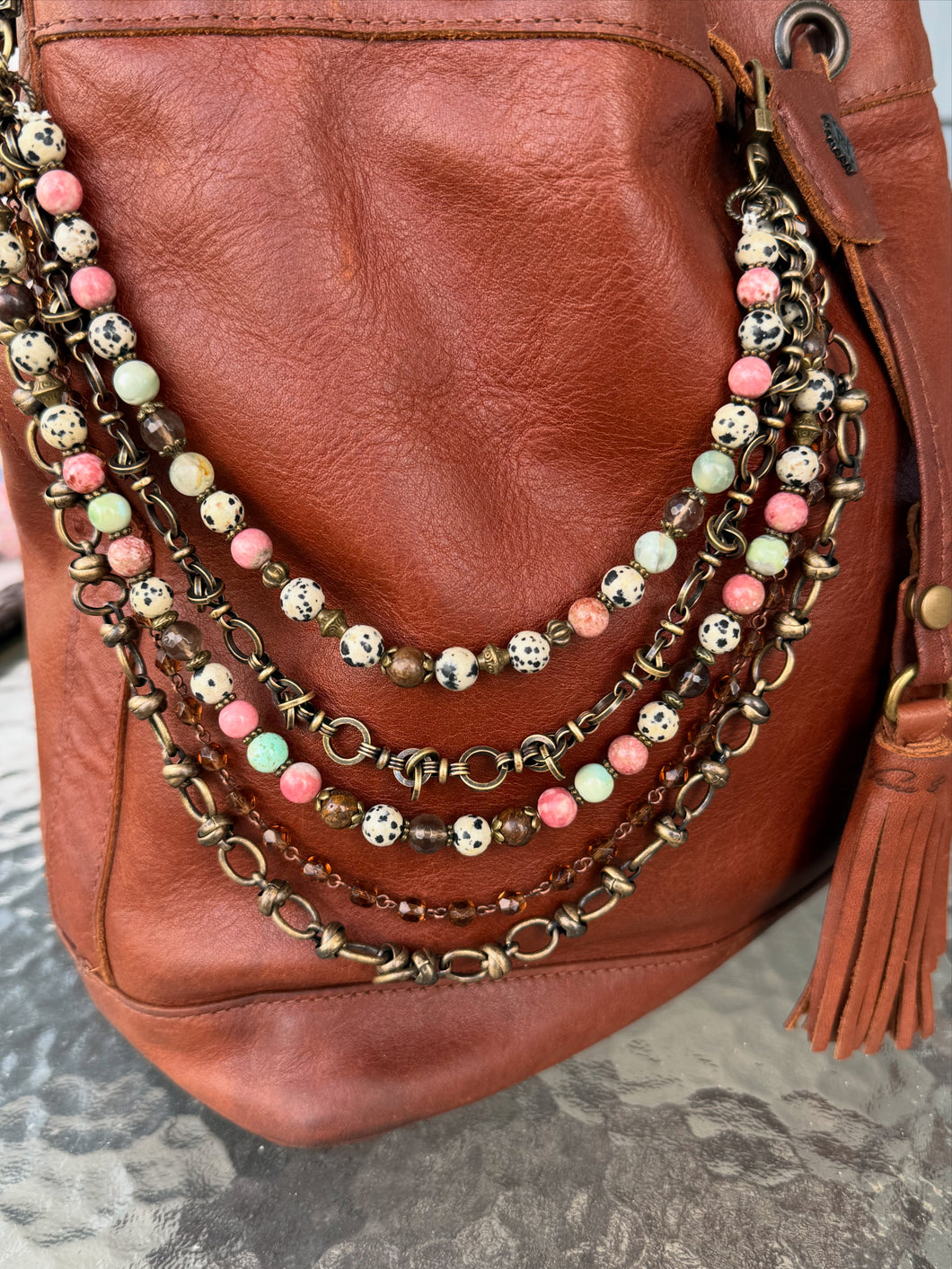 RESERVED for Q - Custom Bag Necklace