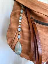 Load image into Gallery viewer, Handmade Bag Charm - Amazonite Stone Pendant
