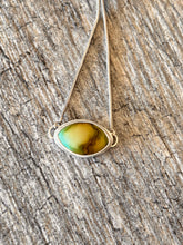 Load image into Gallery viewer, Adjustable 8&quot; Hubei Turquoise Sterling Silver Snake Chain Bracelet
