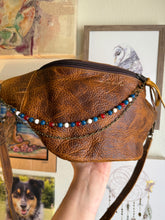 Load image into Gallery viewer, Handmade Bag Necklace- White Agate, Blue Kyanite and Red Jade Beads
