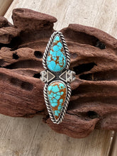 Load image into Gallery viewer, Custom order - Sterling Silver Number 8 Turquoise Ring
