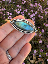 Load image into Gallery viewer, Labradorite Sterling Silver Cuff Bracelet
