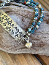 Load image into Gallery viewer, Mountain Soul | Genuine Ocean Jade &amp; Sterling Silver Handmade Bracelet

