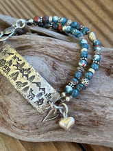 Load image into Gallery viewer, Mountain Soul | Genuine Ocean Jade &amp; Sterling Silver Handmade Bracelet
