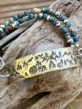 Load image into Gallery viewer, Mountain Soul | Genuine Ocean Jade &amp; Sterling Silver Handmade Bracelet
