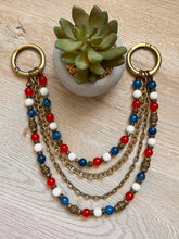 Load image into Gallery viewer, &quot;America the Beautiful&quot; Multi-Strand Beaded Bag Necklace
