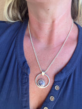 Load image into Gallery viewer, Handmade Sterling Silver AAA Mexican Fire Opal Pendant Necklace
