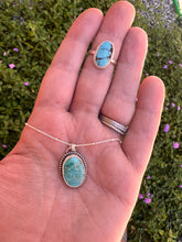 Load image into Gallery viewer, Handmade Fox Turquoise Ring and Egyptian Turquoise Ring Set

