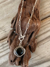 Load image into Gallery viewer, Sterling Silver Wayfinder Necklace - Onyx
