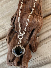 Load image into Gallery viewer, Sterling Silver Wayfinder Necklace - Onyx

