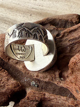 Load image into Gallery viewer, Nevada Variscite Moutainscape Ring - Size 11 (will fit more like size 10 due to wide band)
