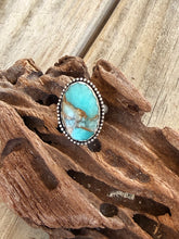 Load image into Gallery viewer, Amazonite with Bronze Composite Ring - Size 9
