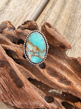 Load image into Gallery viewer, Amazonite with Bronze Composite Ring - Size 9
