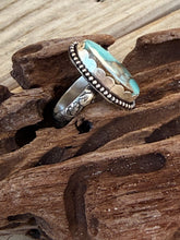 Load image into Gallery viewer, Amazonite with Bronze Composite Ring - Size 9
